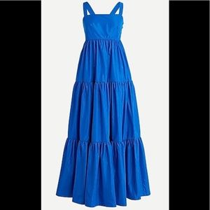 J. Crew Tiered Taffeta Maxi dress